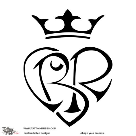 R B Tattoo Letter, V Letter Tattoo, Letter R Tattoo, R Letter Design, Heart Tattoo Design, Protection Tattoo, C Tattoo, Monogram Tattoo, Love Wallpapers Romantic