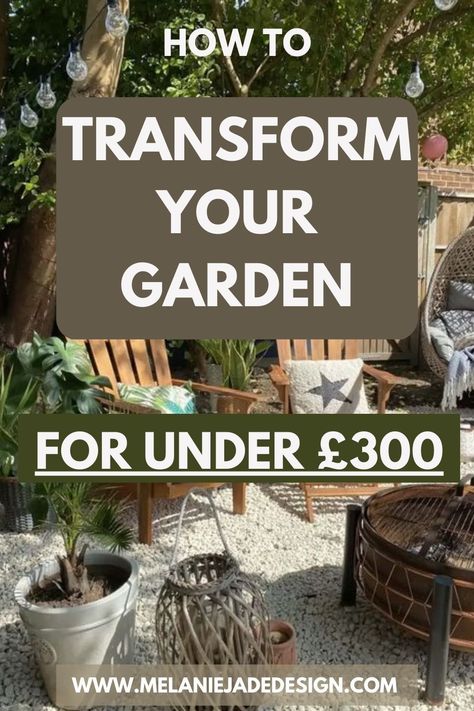 Transform your small garden into a beautiful and functional space on a budget! Discover creative and affordable ideas for maximizing your outdoor space, from vertical gardening to DIY planters and cozy seating areas. With a little creativity and ingenuity, you can create a stunning garden oasis that won't break the bank. Simple Garden Seating Ideas, Low Maintenance Garden Ideas On A Budget Uk, Small Garden Seating Area Ideas, Maximize Small Garden Space, Small Decking Area Ideas, Tiny Garden Design Ideas, Small Yard Oasis Ideas, Affordable Garden Ideas, Budget Garden Ideas Diy