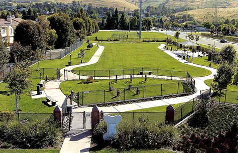 Dog Park Dog Park Ideas, Dog Park Design, Dog Lawn, Park Architecture, Architecture Pictures, Dog Kennel Designs, Urban Dog, Animal Rescue Center, Dog Playground