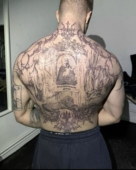 Large Back Tattoos, Medieval Tattoo, Engraving Tattoo, Knight Tattoo, Torso Tattoos, Sigil Tattoo, Dragon Tattoo For Women, Sharpie Tattoos, Full Back Tattoos