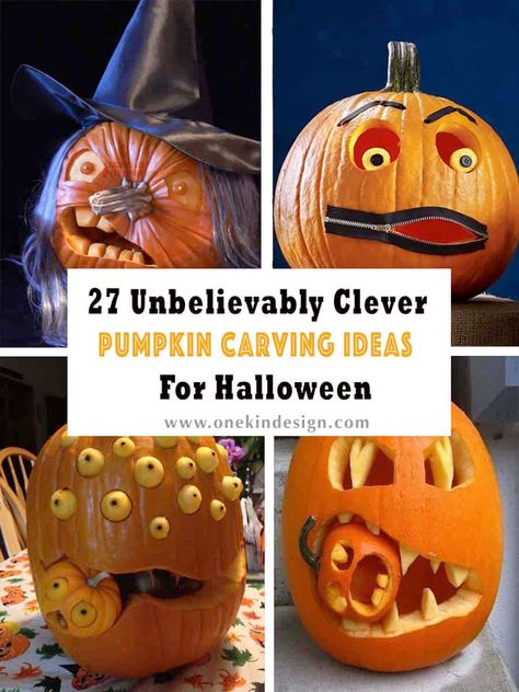 27 Unbelievably Clever Pumpkin Carving Ideas For Halloween Awesome Carved Pumpkins, Scary Carved Pumpkins Ideas, Awesome Pumpkin Carving Ideas Creative, Scariest Pumpkin Carving Ideas, Multiple Pumpkin Carving Ideas, 2 Pumpkin Carving Ideas, Contest Winning Pumpkin Carving Ideas, Amazing Pumpkin Carving Ideas, Real Pumpkin Crafts