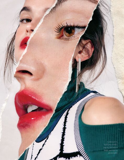 The Art Of Looking - Fault Magazine on Behance Illustrator Portrait, Collage Idea, Art Photography Portrait, Art Textiles, Fashion Design Sketchbook, Pose Idea, Fashion Portfolio, Fashion Collage, Interaction Design