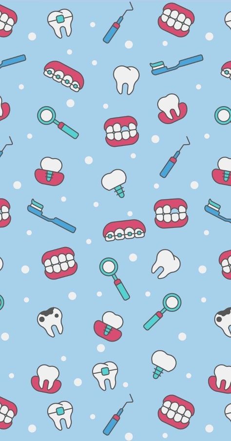 Cute Dental Wallpaper, Dental Wallpaper, Medical School Quotes, Doctor Tattoo, Dentist Art, Dental Social Media, Dental Posters, Kids Dentist, Kedokteran Gigi