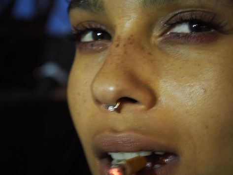 Timothy Lawrence, Zoey Kravitz, Zoe Isabella Kravitz, Sole Survivor, Lisa Bonet, Women's Circle, Zoe Kravitz, Thursday Night, Septum Piercing