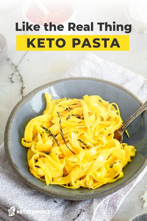 Carnivore Pasta, Keto Pasta Recipe, Keto Connect, Keto Noodles, Salad Appetizer Cups, Maria Emmerich, Keto Pasta, Pasta Substitute, Low Carb Noodles