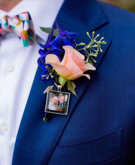 Grooms Boutonniere Memorial Wedding Photo charm Keepsake - Carry the memory of your loved ones - Great gift for groomsman DIY or Custom Made by Weddingbouquetcharms on Etsy Memorial Wedding, Wedding Bouquet Charms, Rose Boutonniere, Wedding Charm, Bouquet Charms, Groom Boutonniere, Groom Photo, Photo Charms, Photo Memories