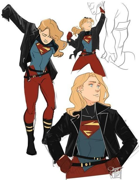 Supergirl Costume, Supergirl Comic, Kara Danvers Supergirl, Univers Dc, Dc Super Hero Girls, Supergirl And Flash, Arte Dc Comics, Dc Comics Characters, Hero Costumes