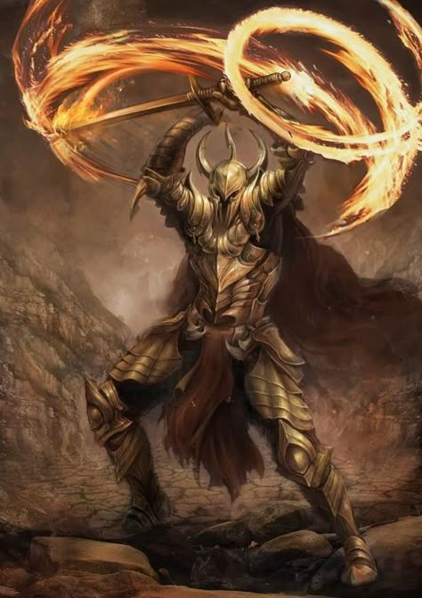 Knights 5: Return of KNIGHT - art post - Imgur Fire Knight Fantasy Art, Fire Knight Art, Phoenix Knight, Fire Knight, Knight Photo, Fire Warrior, Character Design Cartoon, Dragon Knight, Knight Art