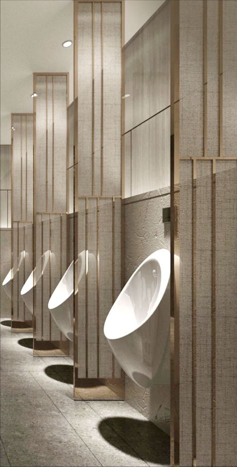 Urinal Design, Public Restroom Design, Commercial Toilet, Luxury Toilet, Restaurant Bathroom, Wc Design, Public Hotel, Public Toilet, Rest Room