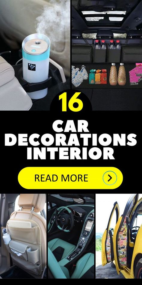 Elevate your ride with aesthetic car decorations interior. Our range offers DIY ideas, showcasing girly, cute designs to transform your vehicle into a cozy den.Unleash your hippie spirit with our pink car decorations interior. Our aesthetic ideas help you create a personal space that's vibrant and full of life. Car Interior Decor Ideas Diy, Custom Car Interior Diy, Diy Car Interior Makeover, Luxury Car Interior Aesthetic, Car Customization Ideas, Decorate Car Interior, Car Decorations Interior Aesthetic, Cozy Car Interior, Car Interior Ideas