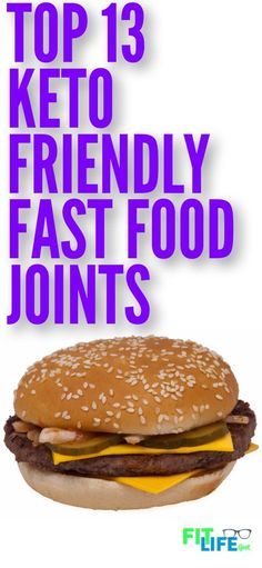 You don’t always have time to prepare meals, so be prepared when you need to eat on the go with this guide to the top 13 keto diet friendly fast food restaurants. #keto #ketodiet #dieting Best Keto Fast Food, Keto Friendly Fast Food, Keto Fast Food Options, Panini Hamburger, Keto Fast Food, Fast Food Restaurants, Keto Fast, Fast Food Places, Low Carb Easy