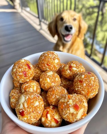 Apple and Carrot Balls for Dogs: A Healthy, Homemade Treat Your Pup Will Love! Easy, Nutritious, and Perfect for Any Dog. Apple Dog Treats Homemade Easy, Carrot Dog Treats Recipes, Carrot Balls, 3 Ingredient Dog Treats, Homemade Dog Cookies, Carrot Dogs, Dog Treats Homemade Easy, Easy Dog Treat Recipes, Healthy School Snacks