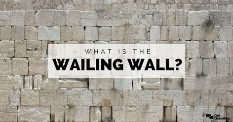 The Wailing, Wailing Wall, Western Wall, Secret Life, Words Of Encouragement, Bible Study, Bible, History, Wall