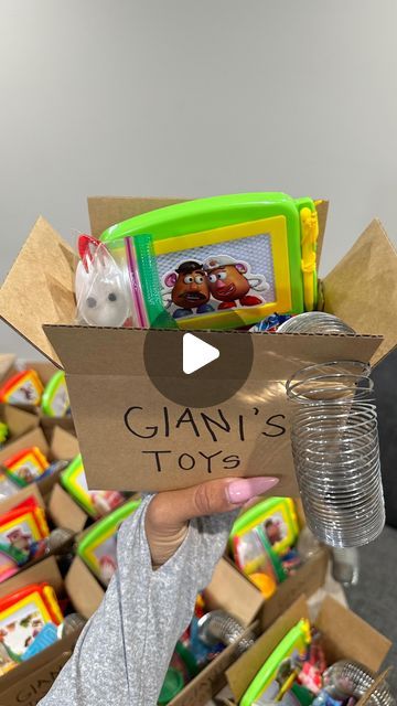 Kristin Anais on Instagram: "DIY toy story kiddie favor inspo!🥹🩵📦🪀🚀✨ i love my party mom era #reel #momreel #toystory #toystoryparty #toystorythemedparty #toystorypartyideas #toystoryinspo #toystorygoodiebox #partyinspo #twoinfinityandbeyond #diypartyideas" Small Toy Story Party, Toy Story Themed Party Favors, Toy Story Thank You Gifts, Toy Story Candy Bags Ideas, Toy Story Photoshoot Ideas, Reach For The Sky Toy Story, Toy Story Cardboard Boxes, Toy Story Loot Bag Ideas, Diy Toy Story Party Favors