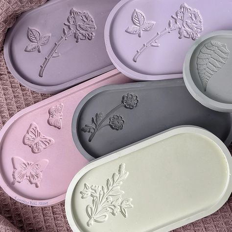 13.23₪ 52% OFF|Oval Storage Tray Cement Silicone Mold DIY Rose Flower Butterfly Carving Coaster Molds Resin Concrete Plaster Mould Home Decor| | - AliExpress Plaster Of Paris Home Decor Diy, Plaster Of Paris Crafts Diy, Plaster Of Paris Crafts, Diy Rose Flower, Butterfly Carving, Resin Concrete, Paris Crafts, Concrete Home Decor, Showroom Decor