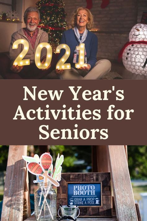 Don't worry. New Year's activities aren't just for the end of each year and the beginning of the next. Most of them are fun at any time of the year. Why not try some for yourself? #activities #seniors New Years Crafts For Seniors, New Years Activities For Seniors, January Senior Activities, January Activity Ideas For Seniors, January Senior Living Activities, New Years Activities For Adults, December Activities For Seniors, Winter Activities For Seniors, January Activities For Seniors