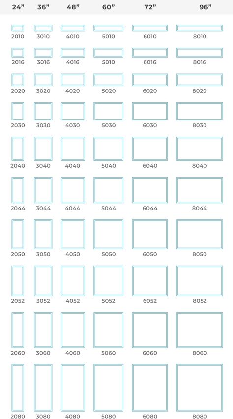 What are Standard Window Sizes? | Window Size Charts | Modernize Window Dimensions Standard, Window Sizes Guide, Kitchen Window Size, Window Sizes Chart, Standard Window Sizes, Window Measurements, Types Of Windows, Triple Pane Windows, Single Pane Windows