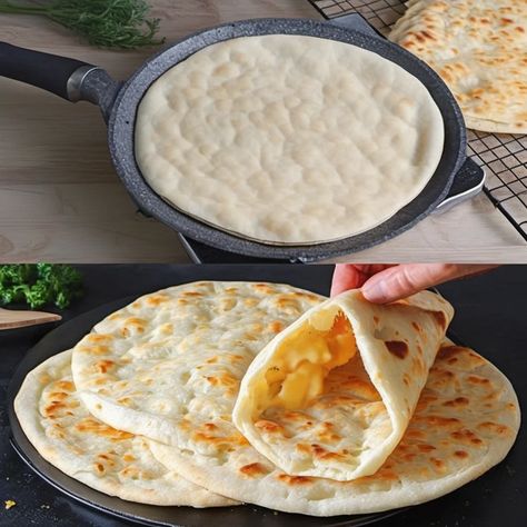 Recipe for Flatbread with Cheddar Cheese Garlic Cheese Flatbread, Cheesy Flatbread Recipes, Recipe For Flatbread, Flat Bread Recipes, Sourdough Flatbread Recipe, Cheese Flatbread Recipes, Flat Bread Recipe, Rich Banana Bread, Easy Flatbread Recipes