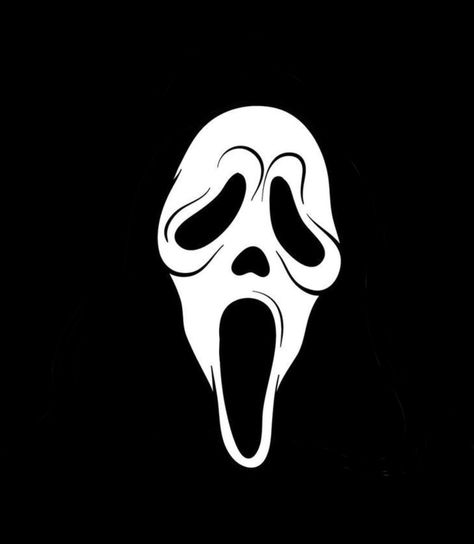 Ghostface Outline, Ghost Face, Ghost Faces, Dark Aesthetic, Cricut Projects, Scream, Ghost, Cricut, Quick Saves