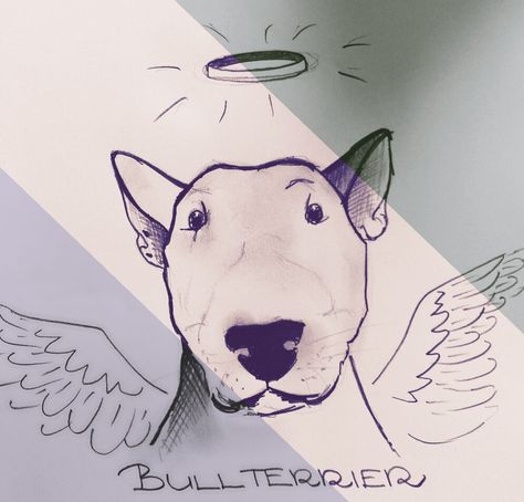 Staffordshire Bull Terrier Drawing, Happy Bday Song, Bullterrier Art, Mini Bull Terrier, Bull Terrier Tattoo, Bull Terrier Art, Mini Bull Terriers, Dog Memorial Tattoos, American Bull