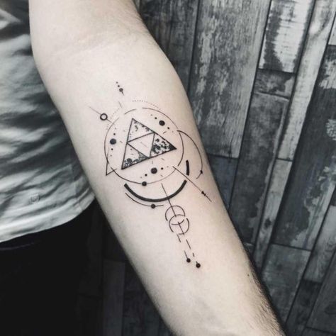 Zelda Triforce Tattoo, Legend Of Zelda Tattoo, Triforce Tattoo, Triforce Design, Nerd Tattoos, Zelda Tattoo, Zelda Triforce, Nerd Tattoo, Geek Tattoo