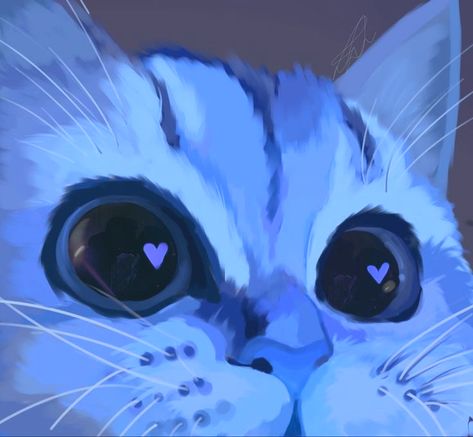 Cat Icon, Blue Cats, Sketchbook Art Inspiration, Cat Drawing, الرسومات اللطيفة, Cute Doodles, Cute Cartoon Wallpapers, Pretty Art, Art Sketchbook