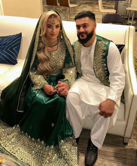 Afghan Bridal Dress, Afghanistan Wedding Dresses, Afghan Nikkah Dress, Bridal Afghani Dress, Afghan Nikkah Decor, Afghan Nikkah Ceremony, Green Nikkah Dress Afghan, Afghan Nikkah, Afghan Bride