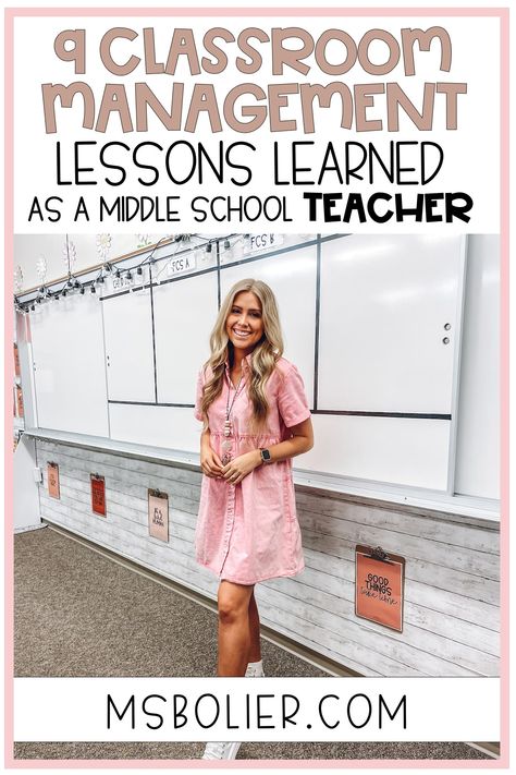 9 Valuable Lessons I Have Learned About Classroom Management as a Middle School Teacher Cute Classrooms Middle School, Middle School Management Ideas, Elar Classroom Setup Middle School, Middle School Class Management, Middle School English Teacher Classroom, Resource Room Middle School, Middle School Teacher Classroom Ideas, Class Management Ideas Middle School, Classroom Consequences Middle School