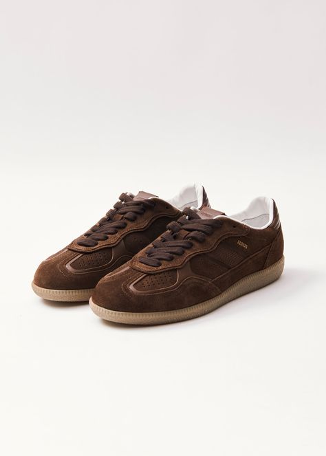 tb.490 Rife Chocolate Brown Sneakers | ALOHAS Brown Fall Shoes, Shoes For The Fall, Brown Leather Shoes Women, Cute Brown Shoes, Fall/winter Shoes, Sneakers Brown, Chocolate Shoes, Alohas Sneakers Outfit, Fall Shoe