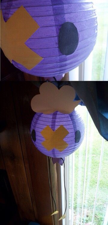 Drifloon purple lantern Pokemon Party Decorations, Pokemon Themed Party, Pokemon Crafts, Pokemon Decor, Purple Lantern, Geek Diy, Pokemon Halloween, Pokemon Diy, Ghost Pokemon