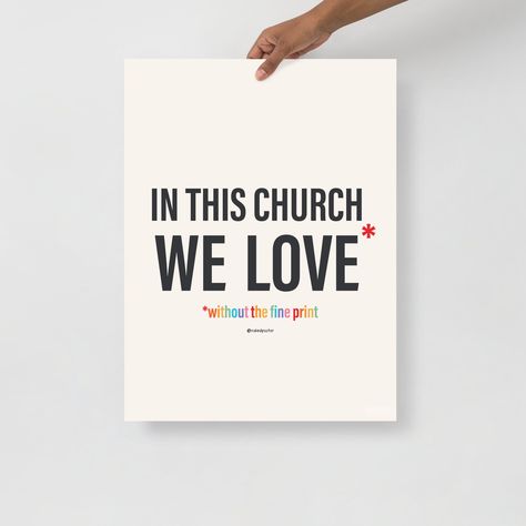 My "in this house we love without the fine print" was so popular, I received requests from churches and schools too.So here they are!Is there any other kind of love? Images Of Christ, The Fine Print, Text Print, Fine Print, Charcoal Drawing, Poster Making, Original Drawing, Watercolor Print, Original Work