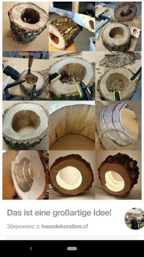 Hollow Logs Ideas, Epoxy Tree Stump, Stump Art Ideas, Wood Stump Ideas Diy Projects, Round Wood Craft Ideas, Hollow Log Projects, Tree Rounds Ideas, Hollow Log Ideas, Log Slice Crafts