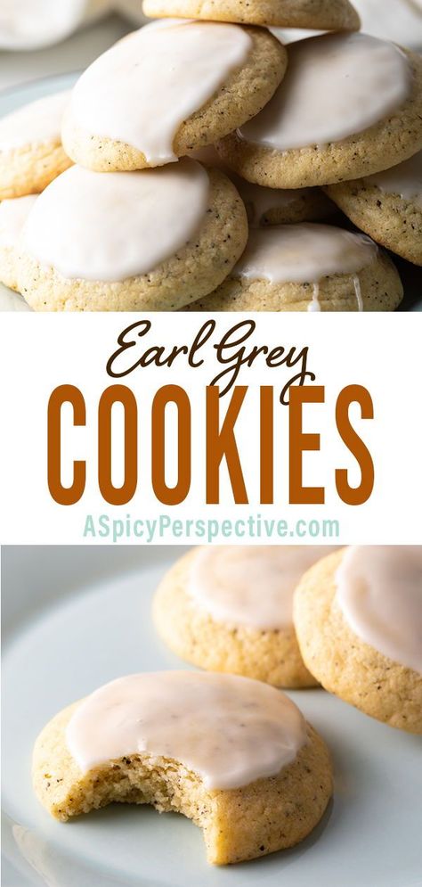 Baking Fancy Desserts, English Breakfast Tea Cookies, Early Grey Cookies, Earl Grey Lemon Cookies, Vegan Earl Grey Cookies, British Cookies Traditional, Earl Grey Tea Cookies, Earl Grey Baking Recipes, Earl Grey Baking