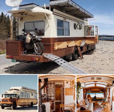 Check Out These Amazing Camper Van Life Interiors, If You’re Looking For Some Inspiration👇🏼👇🏼👇🏼 Campers Living, Rv Tiny House Conversion, Bus House Interior, Rv House, Van Decoration Ideas, Camper Bus, Van House, Camper Trailer, Bus Life Interior