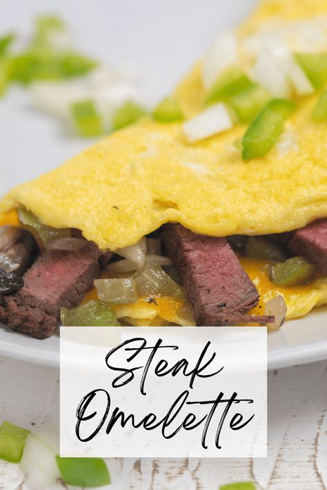 Steak Omelette Recipe, Charleston Chewies Recipe, Using Leftover Steak, Cream Sauce For Fish, Charleston Chewies, Creole Cream Sauce, Steak Omelette, Chewies Recipe, Leftover Steak Recipes