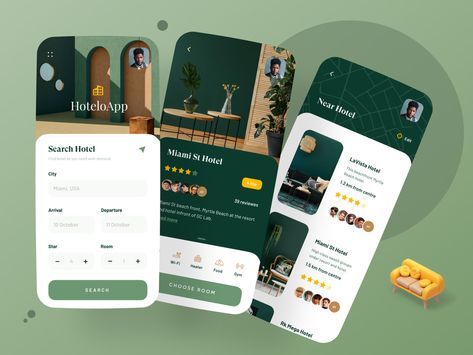 Hotel App Design, Hotel App, Hotel Booking App, Ux Design Principles, Notion Ideas, Real Estate Website Design, Japan Hotel, Stadium Design, App Interface Design