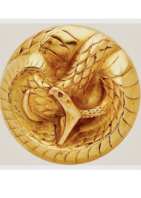 René Lalique | ‘Coiled Snake’ Brooch, c1900, 18k white gold (French mark), signed Lalique, maker’s mark (René Lalique) partially erased, diameter 4 cm. Sold at Sotheby’s for €13,860 on Dec 17, 2021 Snake Brooch, Lalique Jewelry, Coiled Snake, Rene Lalique, Glass Artists, Lalique, Art Nouveau, Projects To Try, White Gold