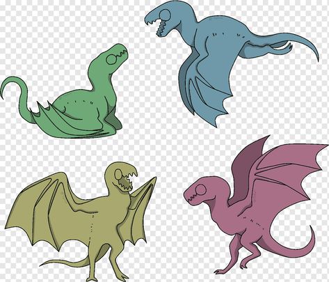 Wyvern Base Drawing, Wyvern Drawing Reference, Wyvern Reference, Chibi Dragon Drawing, Dragon Bases Drawing, Cartoon Dragons Easy, Dragon Illustration Simple, Chibi Dragon, Dragon Base