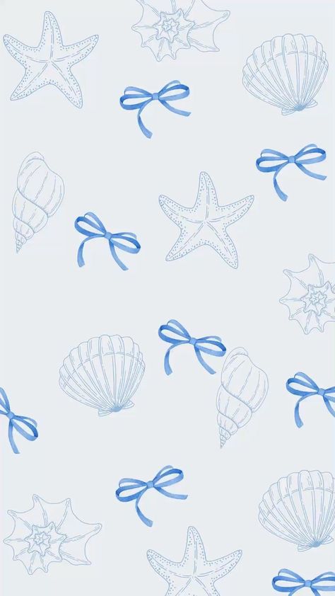 Blue Aura Background Wallpaper, Light Blue Beachy Wallpaper, Starfish Wallpaper Iphone, Blue Bows Aesthetic, Iphoen12 Wallpaper Aesthetic, Seashell Wallpaper Iphone, Cape Cod Aesthetic Wallpaper, Blue Seashell Wallpaper, Astetic Wallaper Summer