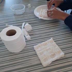 Toilet Paper Sculpture, Styrofoam Plates, Elementary Art Classroom, 7th Grade Art, Paper Art Sculpture, 8th Grade Art, Faux Food, Food Sculpture, Paper Food