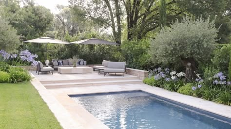 Redo Backyard, Swimming Pool Landscaping, Pool Landscape Design, Pool Landscape, Backyard Pool Landscaping, Patio Pool, Pools Backyard, Backyard Pool Designs, Swimming Pools Backyard