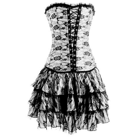 Gothic Inspired White lace up corset dress (40 BRL) ❤ liked on Polyvore featuring dresses, corset, short dresses, vestidos, white cocktail dress, white corset, white mini dress, gothic corset and corset dresses Corset Short Dresses, Black Dress Styling, White Gothic Dress, Lace Up Corset Dress, Gothic Corset Dresses, Short White Cocktail Dresses, Rock Dress, White Corset Dress, Dark Rock