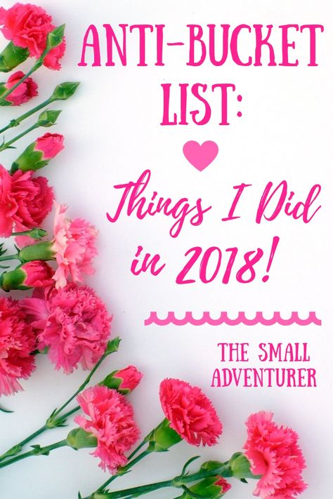 Anti-Bucket List: Things I Did in 2018 | The Small Adventurer Growing My Hair, Diy Place Cards, Jelly Cups, First Plane, Post Grad Life, Bucket List Ideas, Rainbow Bag, Work Friends, Nye Party