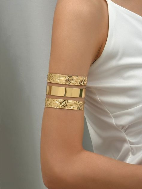 Arm Cuff Jewelry, Upper Arm Cuff Bracelet, Gold Arm Cuff, Arm Bangles, Arm Ring, Gold Arm Band, Arm Cuff Bracelet, Upper Arm Cuffs, Italian Gold Jewelry