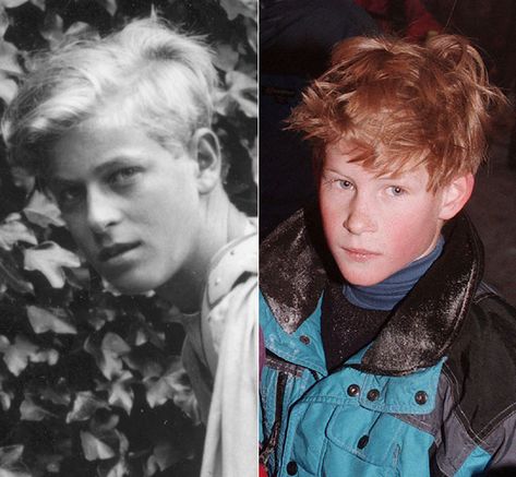 Prince Harry is the spitting image of Prince Philip – here's the proof | HELLO! Prince Harry Young, Diana Sisters, Lady Sarah Mccorquodale, Prince Harry Pictures, Diana Son, Harry Pictures, Prince Georges, Royal Family Portrait, Spitting Image