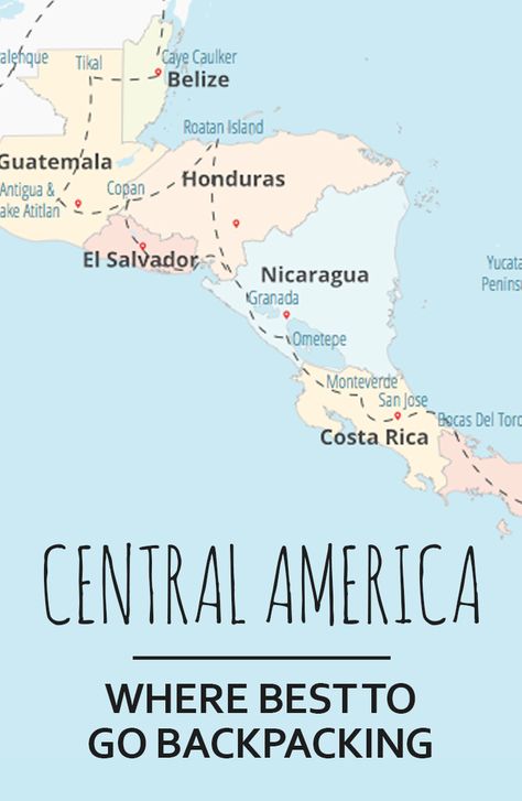 Travel tips, country overviews and recommended routes for backpacking Central America and Mexico #CentralAmerica #Mexico #CentralAmericaTravel #Travel #SoloTravel #IndieTravel #IndieTraveller Backpacking Aesthetic, Europe Backpacking, Backpacking Routes, Central America Destinations, Ometepe, Backpacking Meals, South America Map, Latin America Travel, Backpacking South America