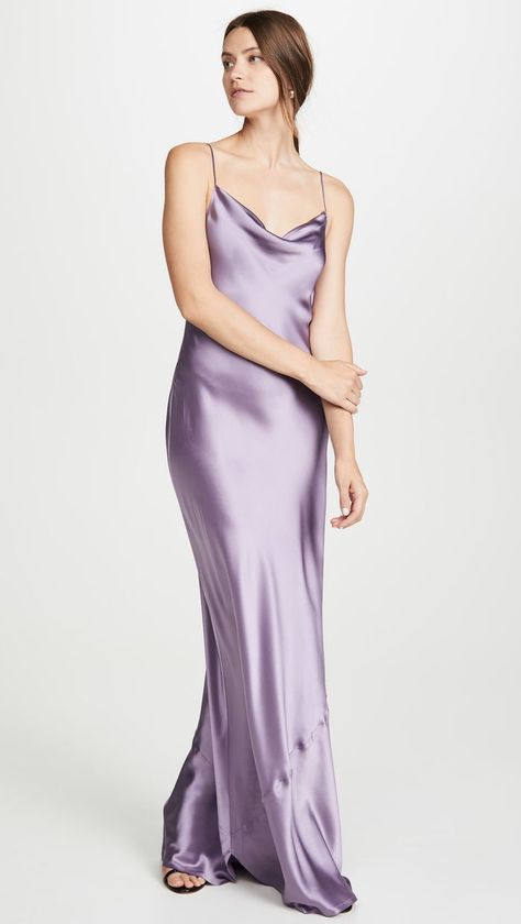 Quoi Porter, Wearing Color, Designer Dresses Casual, Nili Lotan, Floor Length Gown, Lilac Dress, Gowns Online, Versatile Outfits, Neutral Outfit