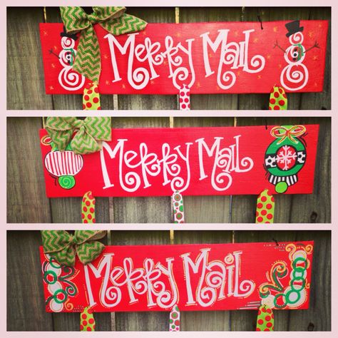 Merry Mail!! Hang your christmas cards! $30 Merry Mail Card Holder, Display Christmas Cards, Christmas Cards Ideas, Merry Mail, Christmas Card Display, Diy Teddy Bear, Ideas Clothes, Clothes Pin Crafts, Holiday Signs