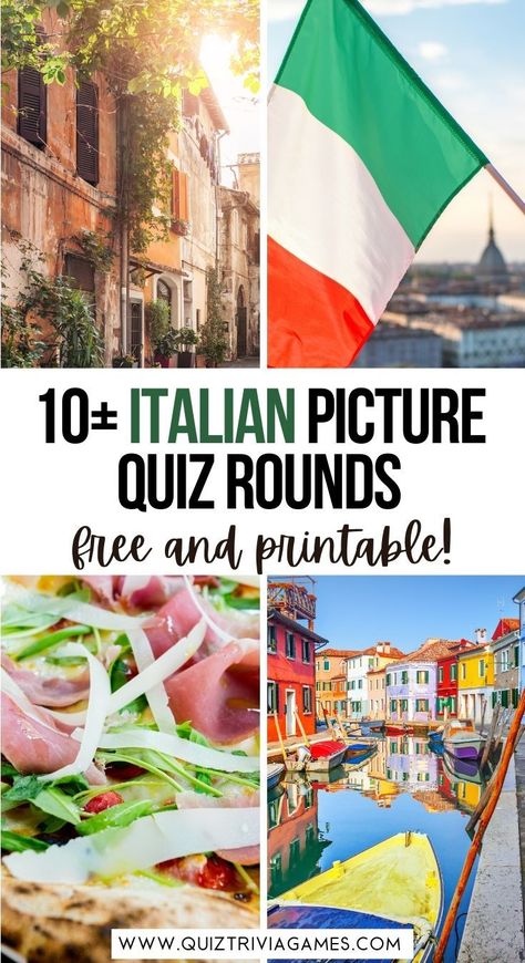 Italian Party Games For Adults, Italian Games For Adults, Italian Themed Party Games, Italian Party Games, Italian Games, Italy Geography, Geography Quizzes, Geography Trivia, Easter Devotions