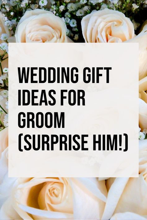 Find the perfect wedding gift for the groom that shows how much you care. From personalized accessories like watches and cufflinks to grooming kits and exciting experiences, explore unique ideas to make him feel special on the big day. Discover a variety of gadgets, subscriptions, sports gear, alcohol picks, and books he'll love. Click here for more details on selecting the ideal present to celebrate this momentous occasion with your future husband! Wedding Gift For Him From Bride, Gift Ideas For The Groom From The Bride, Present For Husband On Wedding Day, Groom Presents From Bride, Presents For Groom From Bride, Fiance Gift Ideas For Him, Brides Gift To Groom, Wedding Gift For The Groom, Gift Idea For Husband On Wedding Day